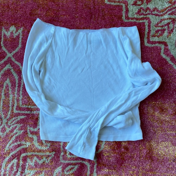 Brandy Melville Tops - Brandy Melville Off the Shoulder Long Sleeve